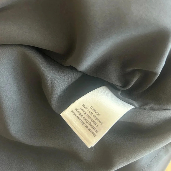 Monsoon London NWT dress  size 6 (10 UK) beautiful nylon blend and shimmery gray - Picture 13 of 13
